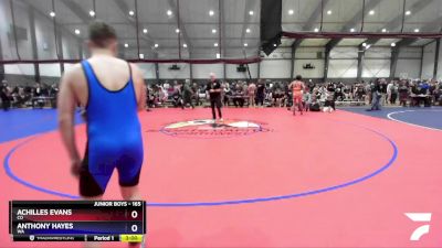 165 lbs Cons. Round 2 - Achilles Evans, CO vs Anthony Hayes, WA
