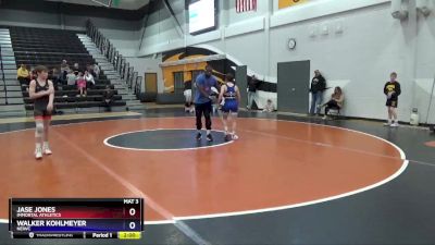 14U-5 lbs Rr1 - Jase Jones, Immortal Athletics vs Walker Kohlmeyer, NEIWC