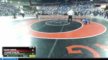 63 lbs Champ. Round 2 - Elijah Topete, Twin City Wrestling Club vs Gunner Scanlan, Franklin Pierce Cardinal Wrestling Club