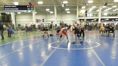 136 lbs Consi Of 8 #2 - Hunter ONeill, Mt Blue vs Elijah Gagliardi, Silverback WC