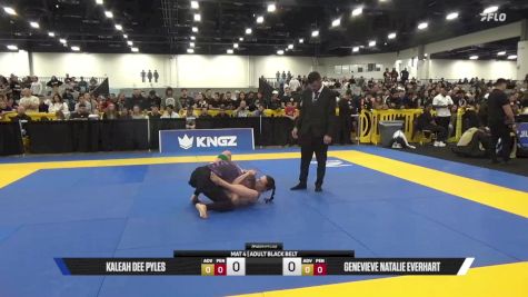 Genevieve Natalie Everhart vs Kaleah Dee Pyles 2025 World IBJJF Jiu-Jitsu No-Gi Championship