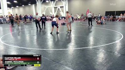 165 lbs Round 7 (10 Team) - Clayton Miller, Fight Barn WC vs Gabriel Mcclimon, Florida Elite Wrestling Academy