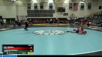182 lbs Round 1 (3 Team) - Cal Sidwell, Eaton vs Charlie Nichols, Central