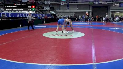 7A 190 lbs Cons. Semi - Kourtlan Kendrick, Florence vs Cooper Cook, Vestavia Hills