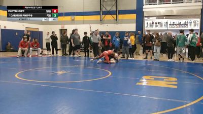 121 lbs Consy 1 - Floyd Huff, Waynesburg vs Daemon Phipps, Penn Hills