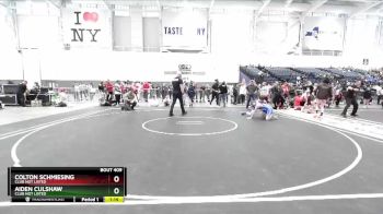 106 lbs Semifinal - Aiden Culshaw, Club Not Listed vs Colton Schmiesing, Club Not Listed