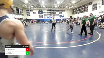 150 lbs Consolation - Giacomo Smith, Erskine vs Hunter Wormwood, Oxford Hills