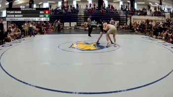 132 lbs 1st & 3rd (16 Team) - Jacob Merry, Lumpkin Co. vs Tyler Ward, Heritage-Catoosa