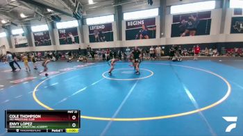 95 lbs Round 2 - Envy Lopez, Warhawk Wrestling Academy vs Cole Thompson, Vici Wrestling Club
