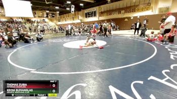 114 lbs Quarterfinal - Keoni Bumanglag, Granite Wrestling Club vs Thomas Zubia, Peterson Grapplers