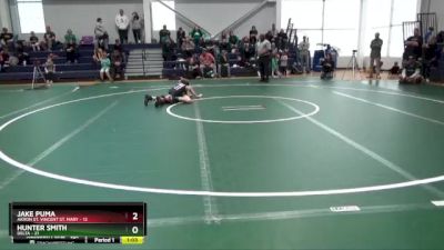 80 lbs Round 5 (6 Team) - Hunter Smith, Delta vs Jake Puma, Akron St. Vincent St. Mary