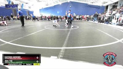 58 lbs Quarterfinal - Hayden Germer, SlyFox Wrestling Academy vs Ren Tse, Greater Heights Wrestling