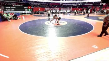 3A 144 lbs Cons. Round 1 - Frank Nitti, Elmhurst (York) vs Ethan Banda, Mundelein (H.S.)