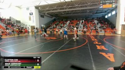 135 lbs Round 1 - Wade Gernhart, Powell Wrestling Club vs Clayton Cox, Powell Wrestling Club