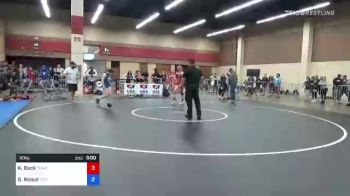 50 kg Round Of 32 - Kadence Beck, Team Idaho Wrestling Club vs Shea Reisel, Izzy Style Wrestling