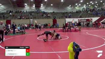 182 lbs Semifinal - Jett Goldsberry, Heritage Hills vs Jaran Kerney, Princeton Wrestling