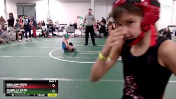 55 lbs Round 3 (6 Team) - Emma Angel, So Cal Hammers vs Journey Strittmatter, Misfits Strength