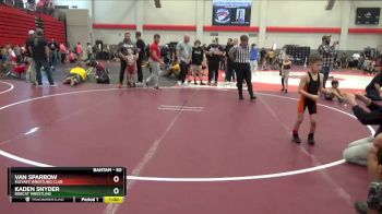 50 lbs Cons. Round 4 - Van Sparrow, Elevate Wrestling Club vs Kaden Snyder, Bobcat Wrestling