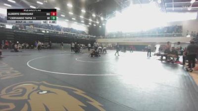 133 lbs Champ. Round 2 - Cervando Tapia 11, Moorpark College vs Alberto Enriquez, Rio Hondo College