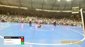 61 lbs Round Of 32 - Kage Fawcett, Springdale Youth Wrestling Club vs Maddox Henderson, Tuttle Elite Wrestling Club