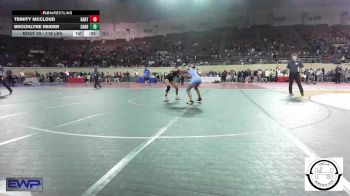 118 lbs Consi Of 16 #1 - Trinity McCloud, Bartlesville JH vs Brooklyne Reider, Sand Springs Jr High