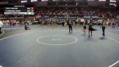 G 107 lbs Cons. Semi - A`Zerriana Jones, Bossier Girls vs Vicky Nguyen, Baton Rouge Girls