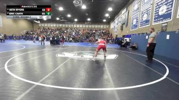132 lbs Cons. Round 2 - Eric Cantu, Ridgeview vs Seth Myers, Kerman