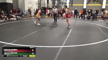 118 lbs Round 3 (6 Team) - Kaylyn Harrill, Grand View WC vs Grace Darling, SOTM Black