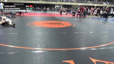 130 lbs Consi Of 8 #2 - Aiden Arnold, Mechanicsville vs Dean Gouldthorpe, Dingmans Ferry