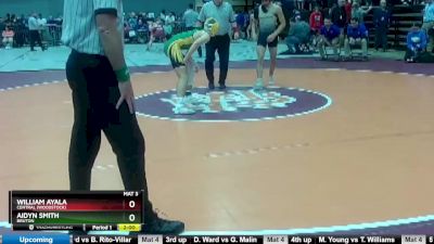 2 - 138 lbs Champ. Round 1 - Aidyn Smith, Bruton vs William Ayala, Central (Woodstock)