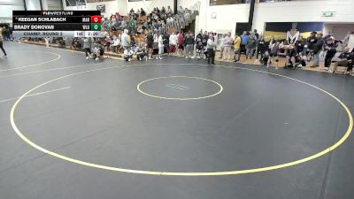 125 lbs Champ. Round 2 - Keegan Schlabach, Manchester vs Brady Donovan, West Liberty