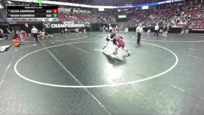 D1-175 lbs Cons. Round 2 - Isaiah Guerrero, Waukesha West vs Jacob Anderson, Menomonie