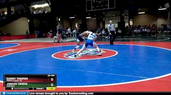 2A-144 lbs Quarterfinal - Jordan Owens, Kendrick vs Danny Thigpen, Pierce County HS