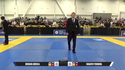 TAKAHITO YOSHIOKA vs RICHARD ARREOLA 2025 World IBJJF Jiu-Jitsu No-Gi Championship