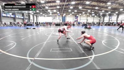 132 lbs Consi Of 8 #2 - Thadeus Gerstenacker, SC vs Hayden Andrus, PA