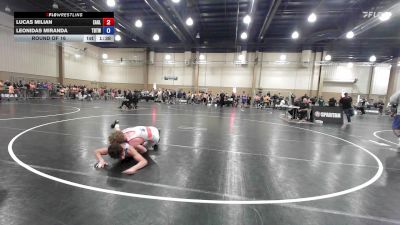 132 lbs Round Of 16 - Lucas Milian, Eagle Wrestling Club-Duals vs Leonidas Miranda, Tampa Bay Tigers Wrestling