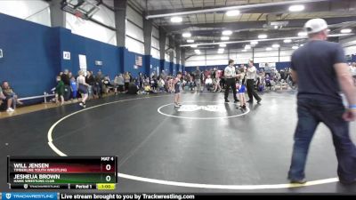 66-70 lbs Round 1 - Jesheua Brown, Hawk Wrestling Club vs Will Jensen, Timberline Youth Wrestling