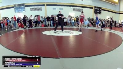 144 lbs Champ. Round 1 - Aiden Hutchison, Contenders Wrestling Academy vs Ryan Hall, Midwest Xtreme Wrestling