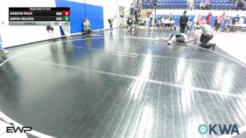 160 lbs Final - Karsyn Pack, Hornet Wrestling vs Jeron Nelson, Hornet Wrestling