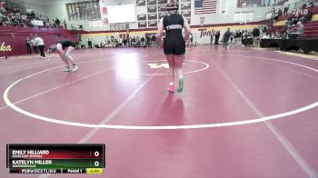 140 lbs Quarterfinal - Emily Hilliard, EXCELSIOR SPRINGS vs Katelyn Miller, HARRISONVILLE
