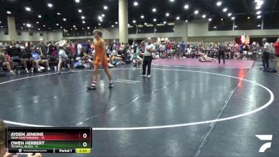 126 lbs Round 4 (6 Team) - Ayden Jenkins, Team Chattanooga vs Owen Herbert, Techfall Black