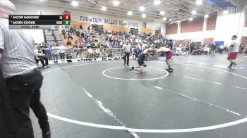 190 lbs Cons. Semi - Jaxen Cooke, Norco vs Jacob Sanchez, La Quinta L (La Quinta)