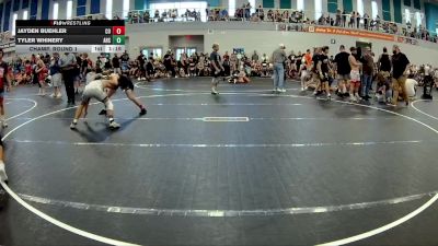 126 lbs Champ. Round 1 - Jayden Buehler, Camden Outsiders vs Tyler Whinery, Auburndale High School