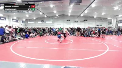 108 lbs Quarterfinal - Nathan Bennett, Pit Crew-MS vs Juan Barajas, Metro All-Stars-MS