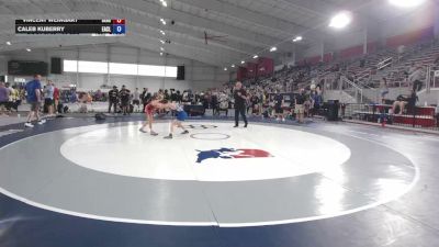 96 lbs Cons. Semis - Vincent Weingart, Seasons vs Caleb Kuberry, Eagle Club