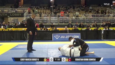 Sebastian Henrik Sonntag vs Corey Marcus Dorsey II 2025 Pan Jiu Jitsu IBJJF Championship