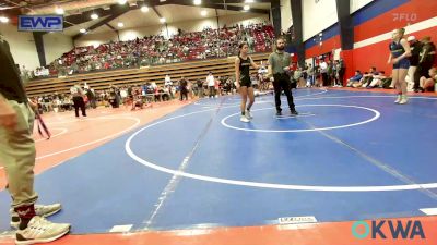 110 lbs Quarterfinal - BROOKLYNN CHURCH, Team Tulsa Wrestling Club vs Kawehi White, Henryetta Knights Wrestling Club