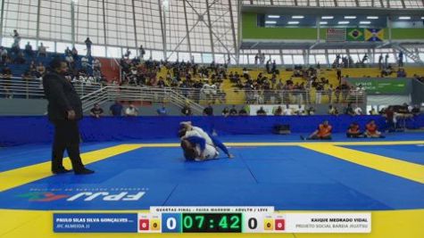 KAIQUE MEDRADO VIDAL vs PAULO SILAS SILVA GONÇALVES DOS 2026 FPJJ Circuito Paulista GI Etapa 3