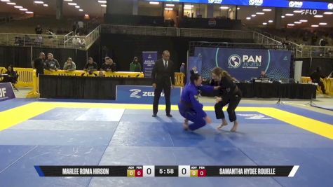 Samantha Hydee Rouelle vs Marlee Roma Hirson 2026 Pan Jiu Jitsu IBJJF Championship