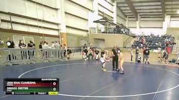 70 lbs Quarterfinal - Jian Khai Cuaresma, Hawaii vs Driggs Deeter, Utah